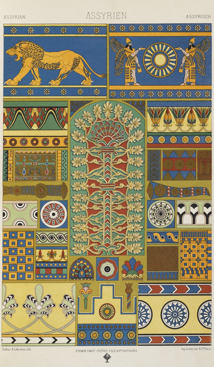 Assyrian, plate 3 fra 