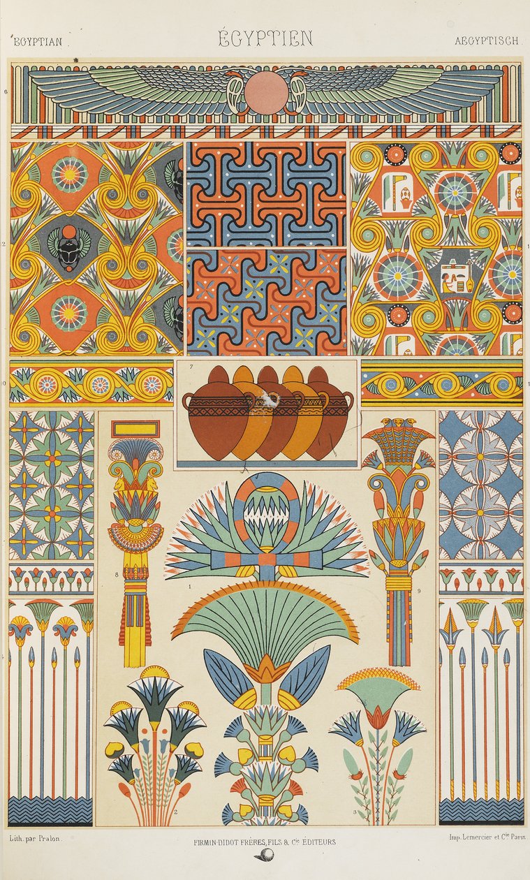 Egyptisk, plate 2 fra 