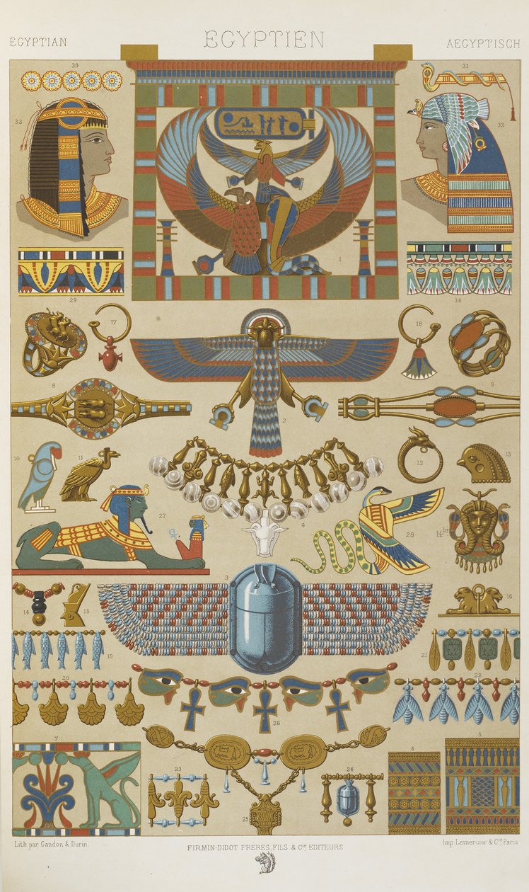 Egyptisk, plate 4 fra 