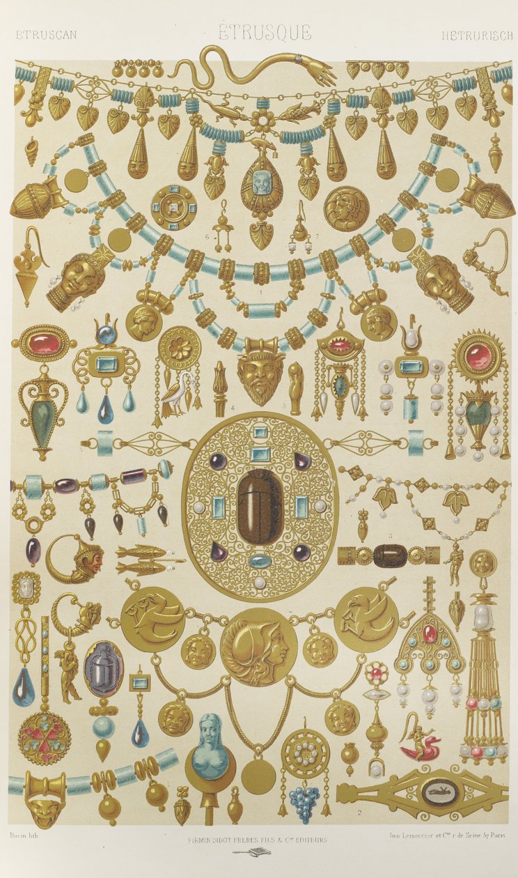 Etruskisk, plate 7 fra 