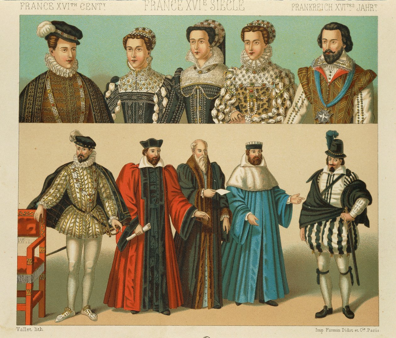 "Le Costume Historique" (The Complete Costume History) av Auguste Racinet, IV bind av Albert Charles August Racinet