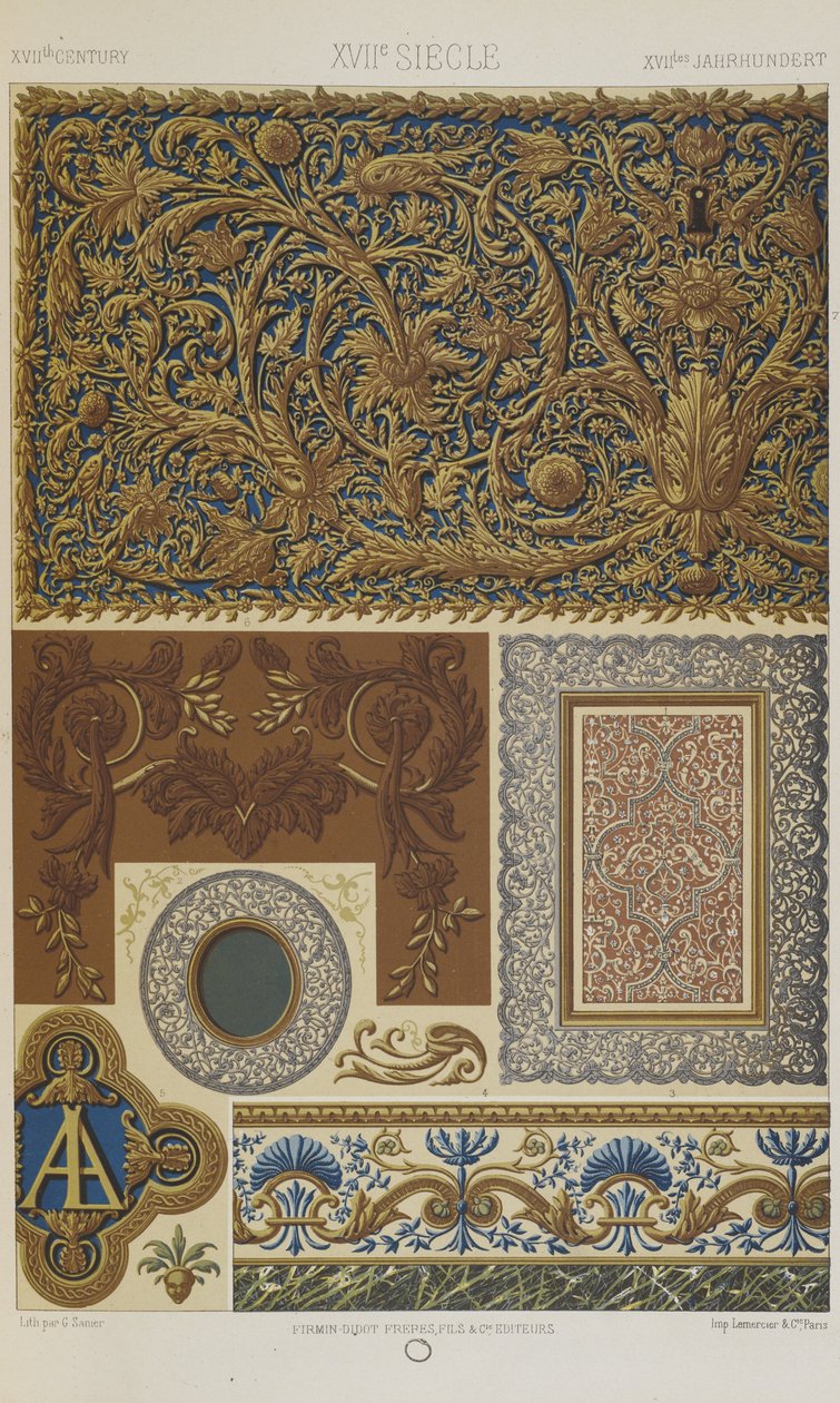 XVII Century, plate 74 fra 