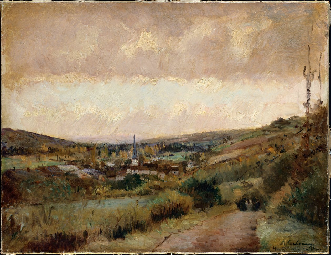 Siste høstdager i Hondouville-sur-Iton av Albert Charles Lebourg
