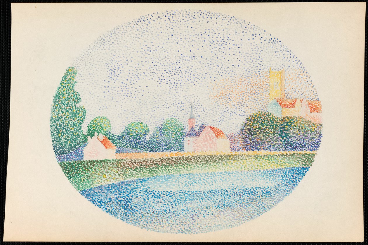 Morgen på Marne ved Meaux av Albert Dubois Pillet
