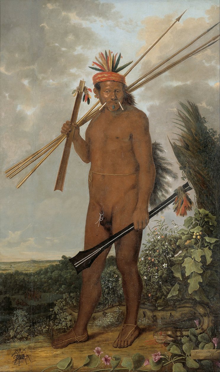 Tarairiu mann av Albert Eckhout