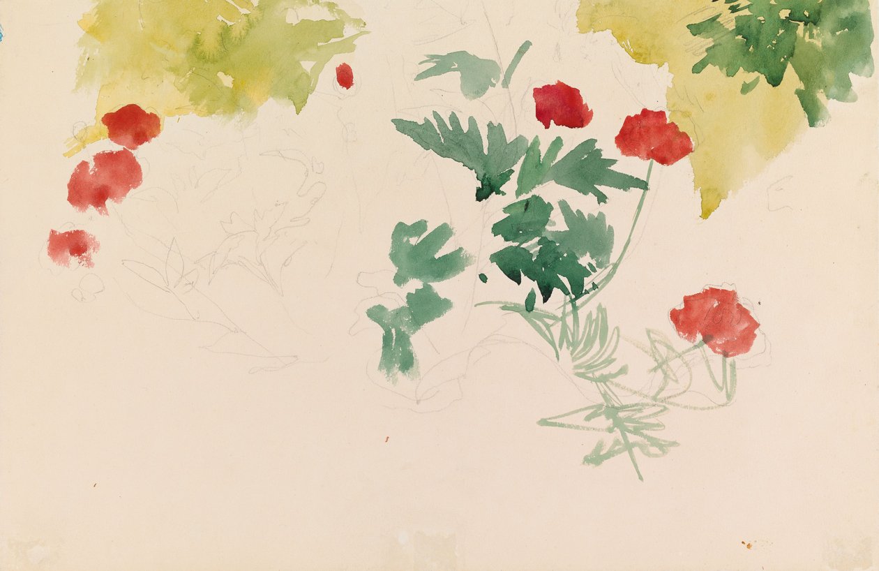 Pelargoniaer av Albert Edelfelt