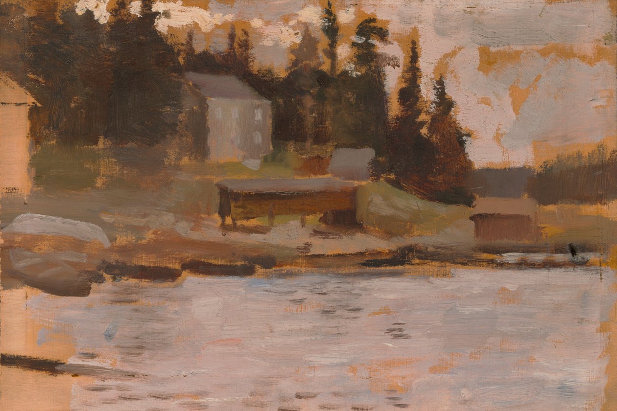 Landskapsskisse fra Hamari av Albert Edelfelt