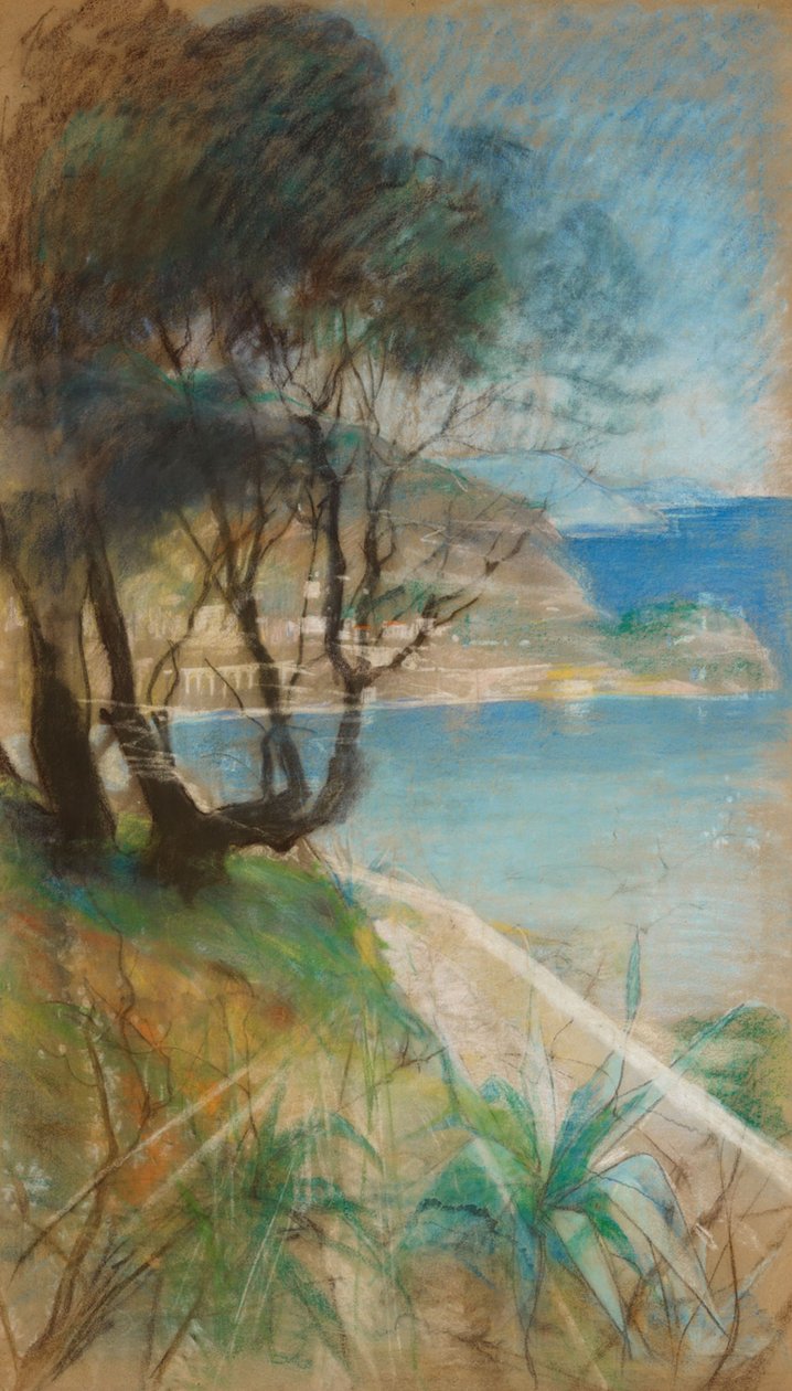 Landskap fra Middelhavet av Albert Edelfelt