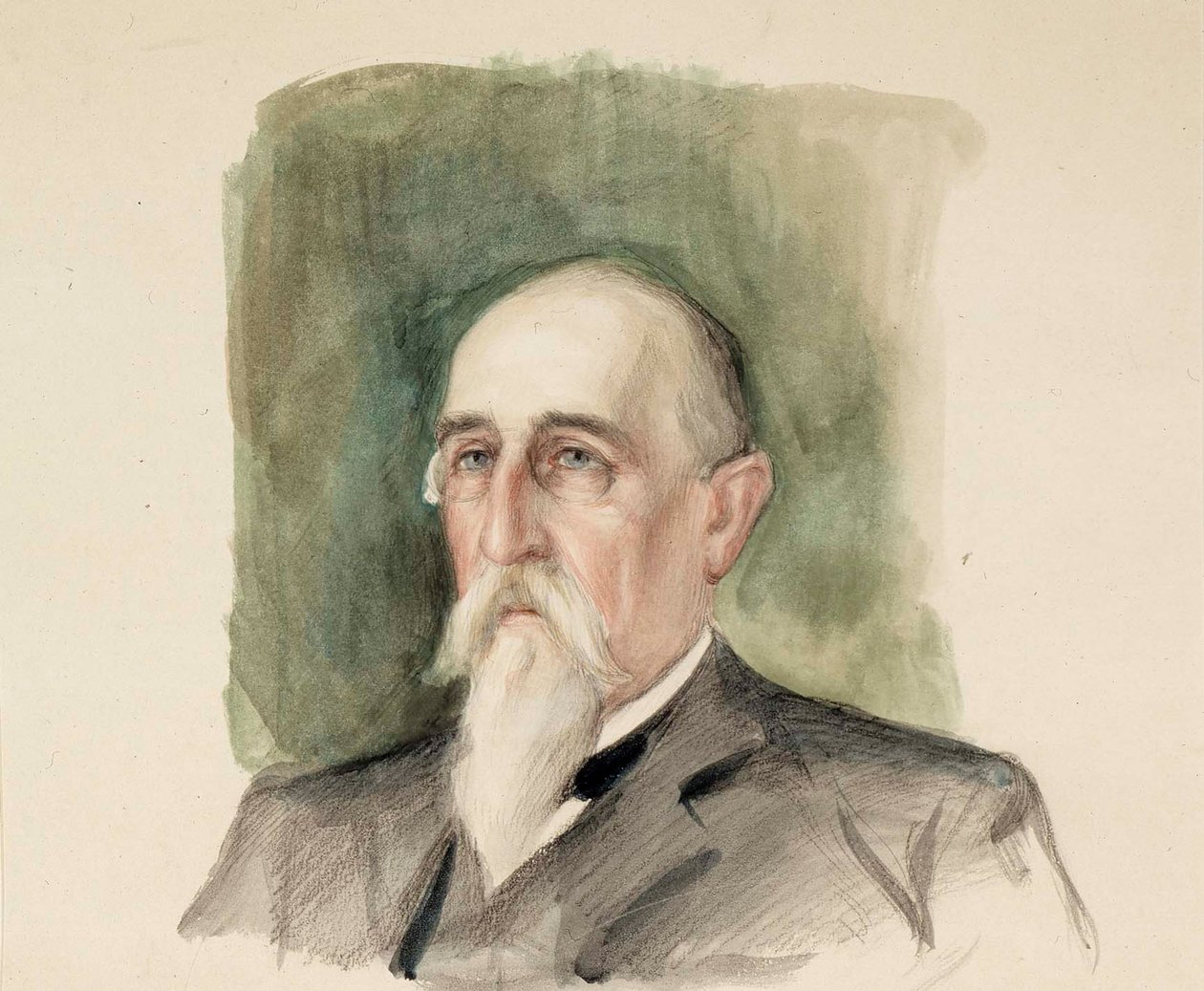Leo Mechelin, portrettstudie av Albert Edelfelt