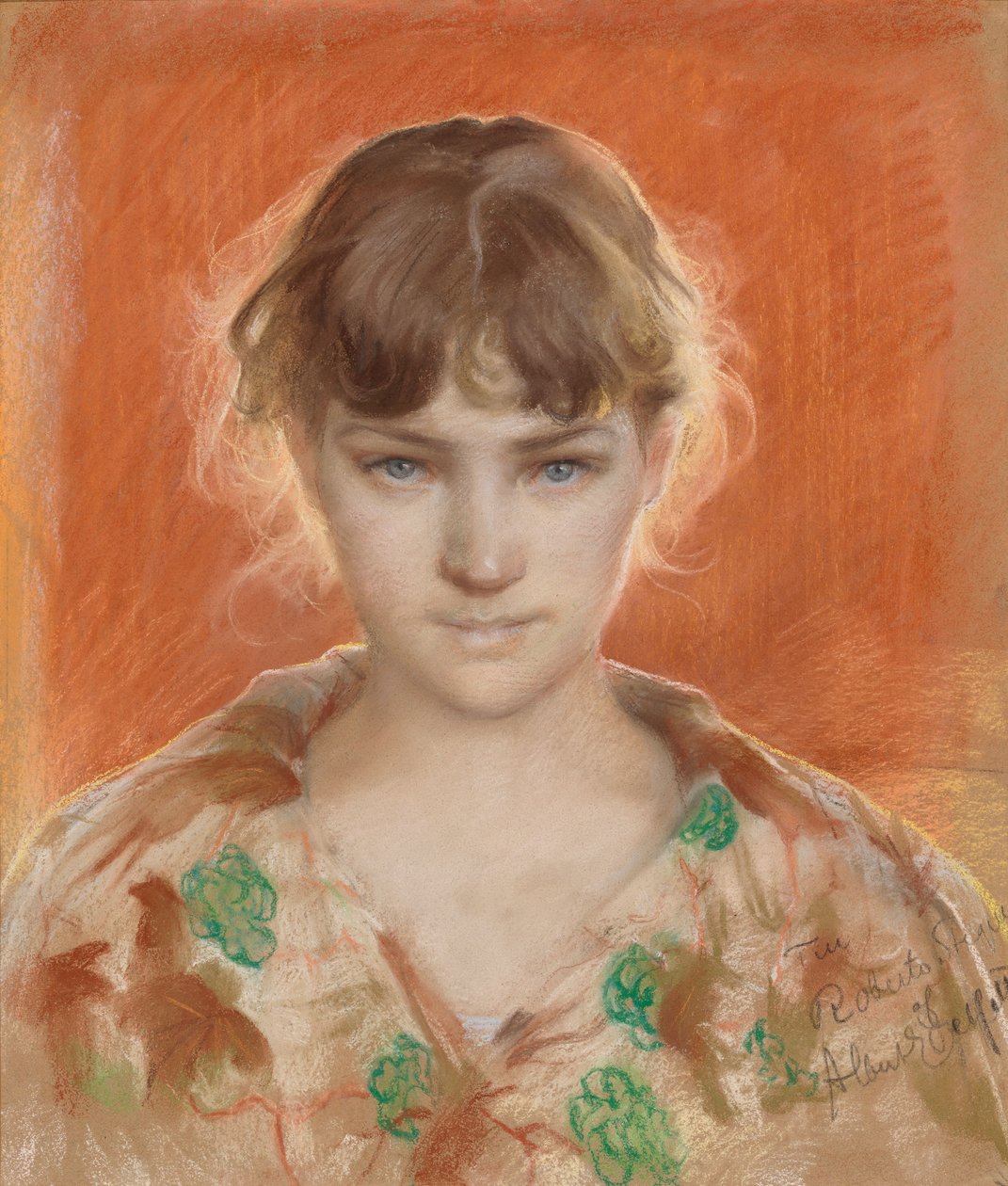 Parismodell i morgenkåpe av Albert Edelfelt