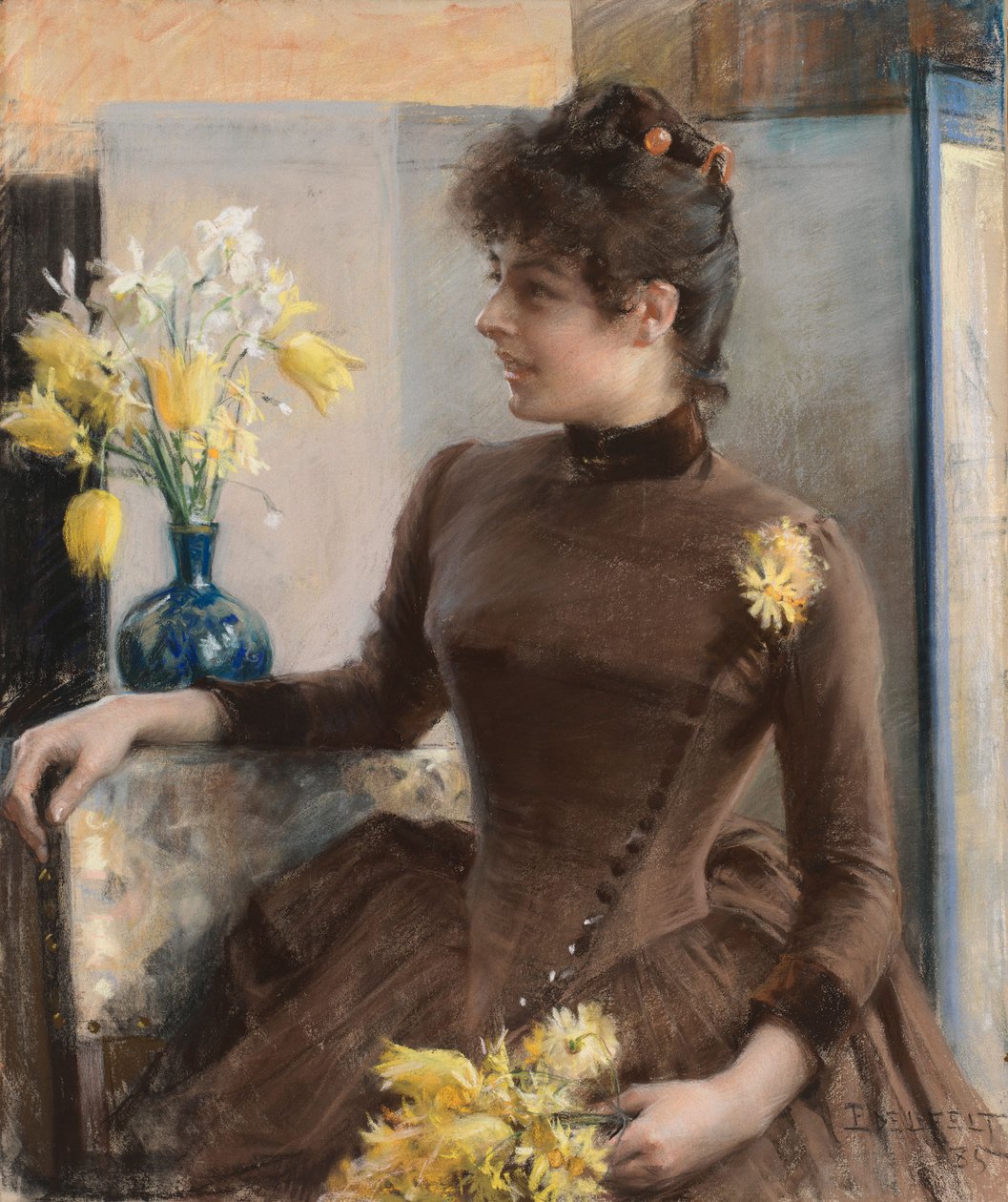 Pariserinne av Albert Edelfelt
