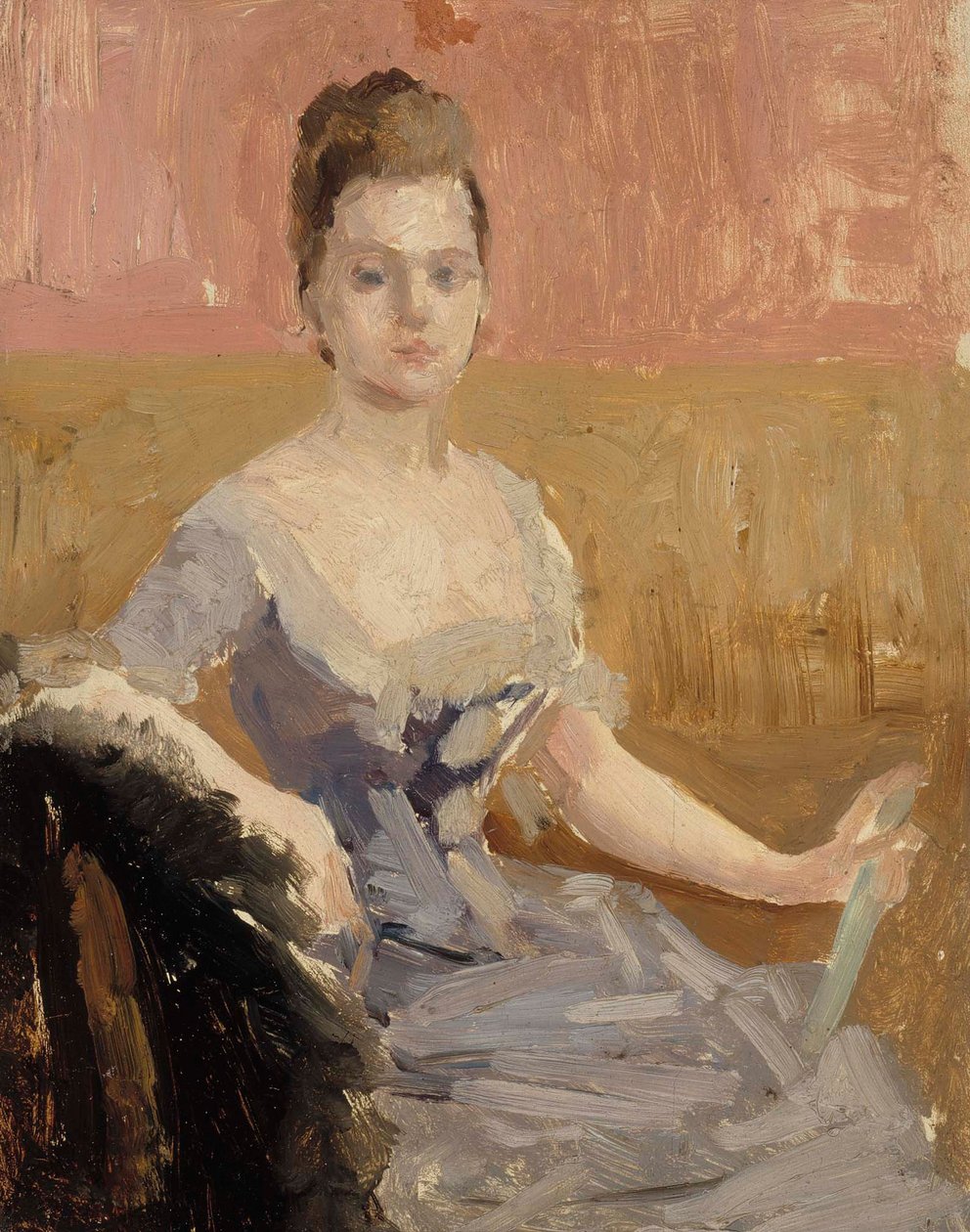 Portrettstudie av grevinne Augusta Lewenhaupt av Albert Edelfelt