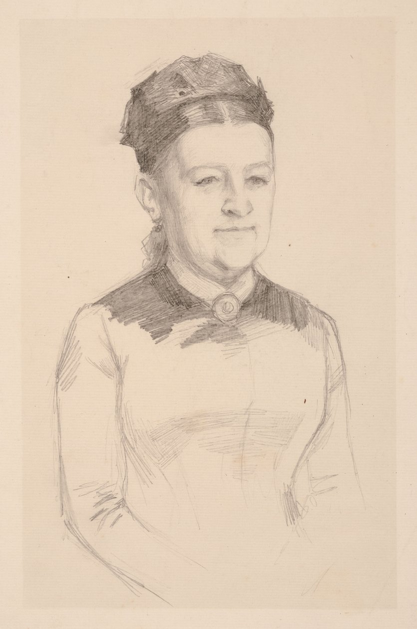 Portrettstudie av fru Anna Sinebrychoff av Albert Edelfelt