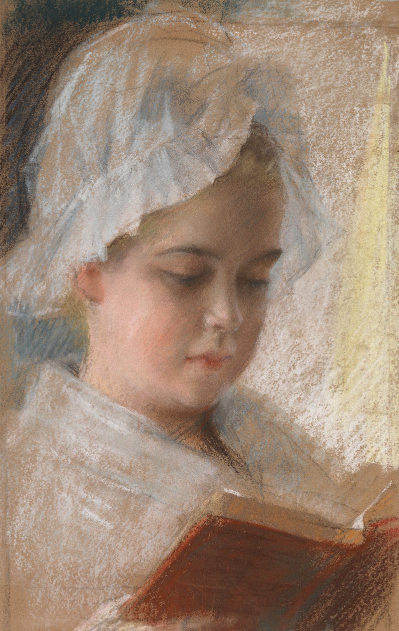 Portrett av Berta Edelfelt, skisse av Albert Edelfelt