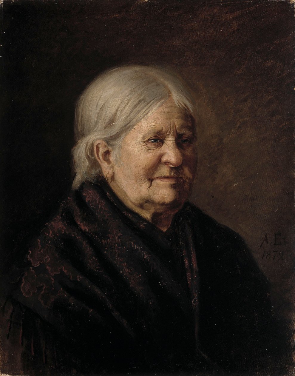 Portrett av Fredrika Snygg (Tajta) av Albert Edelfelt