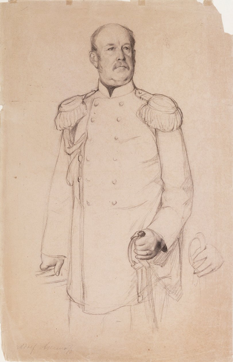 Portrett av general Adolf Aminoff av Albert Edelfelt