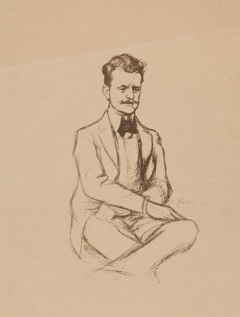 Portrett av Jean Sibelius av Albert Edelfelt