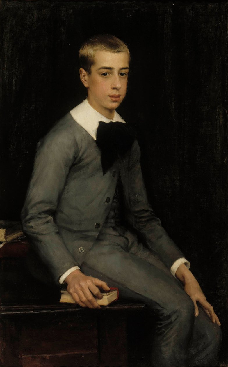 Portrett av løytnant Alexandre Weissgerber de Stragéwicz som barn av Albert Edelfelt