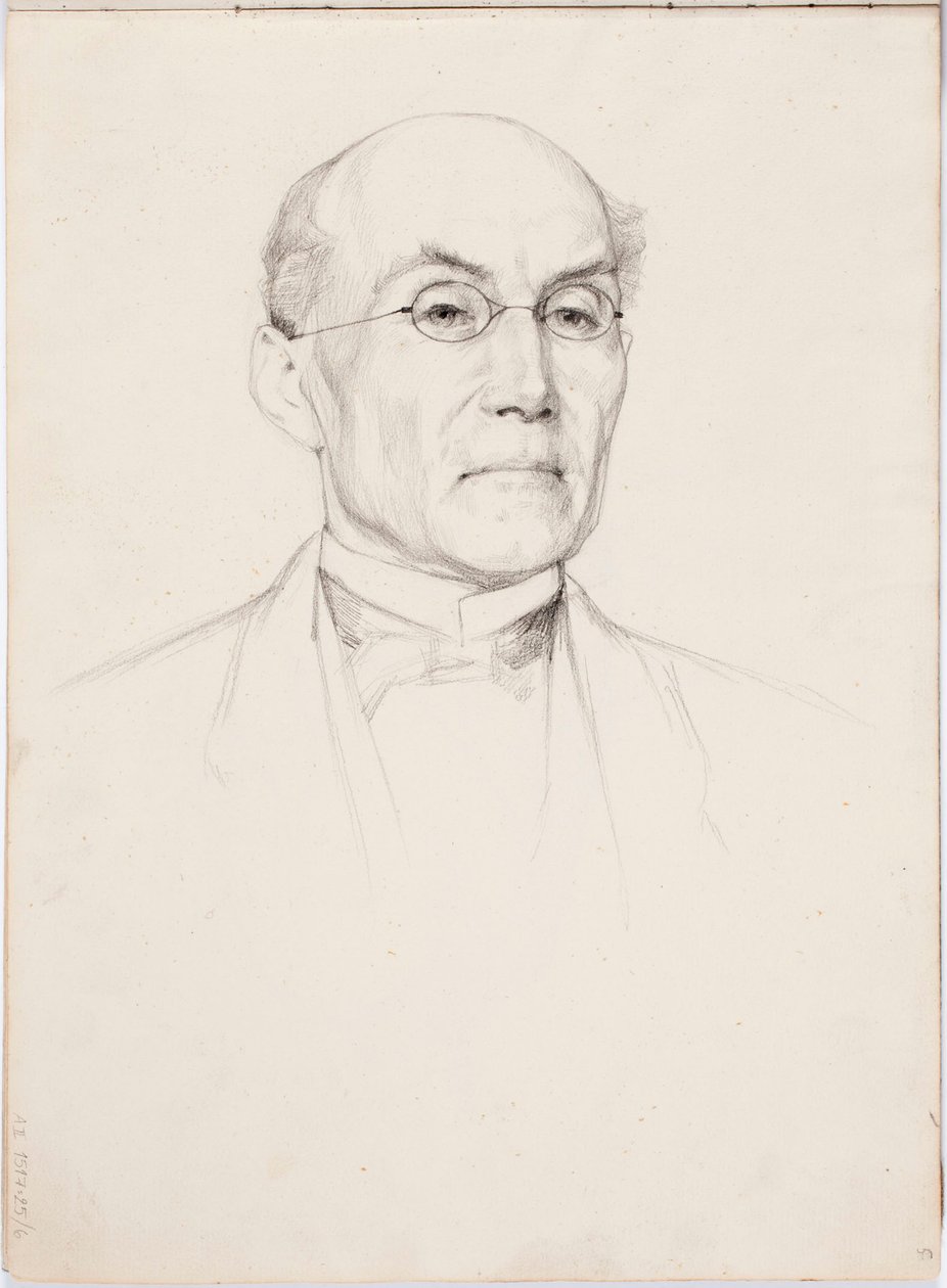 Portrett av en mann av Albert Edelfelt