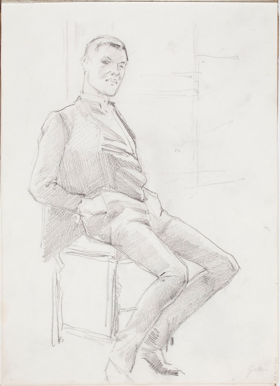 Portrett av en mann av Albert Edelfelt