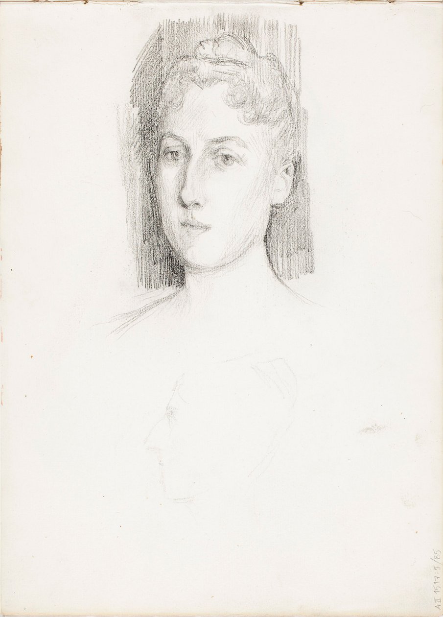 Portrett av en kvinne av Albert Edelfelt