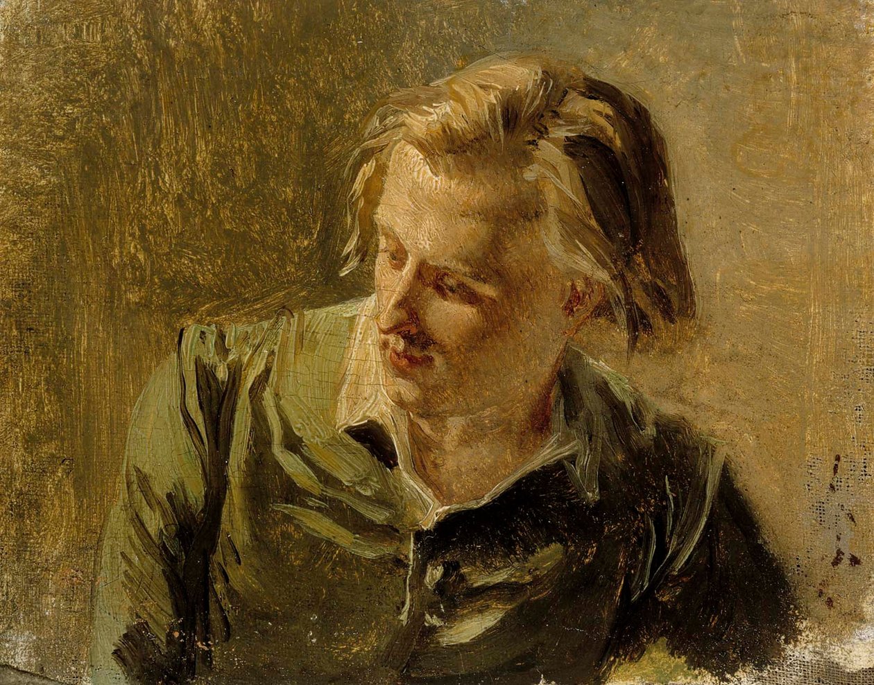 Portrett av en ung mann av Albert Edelfelt