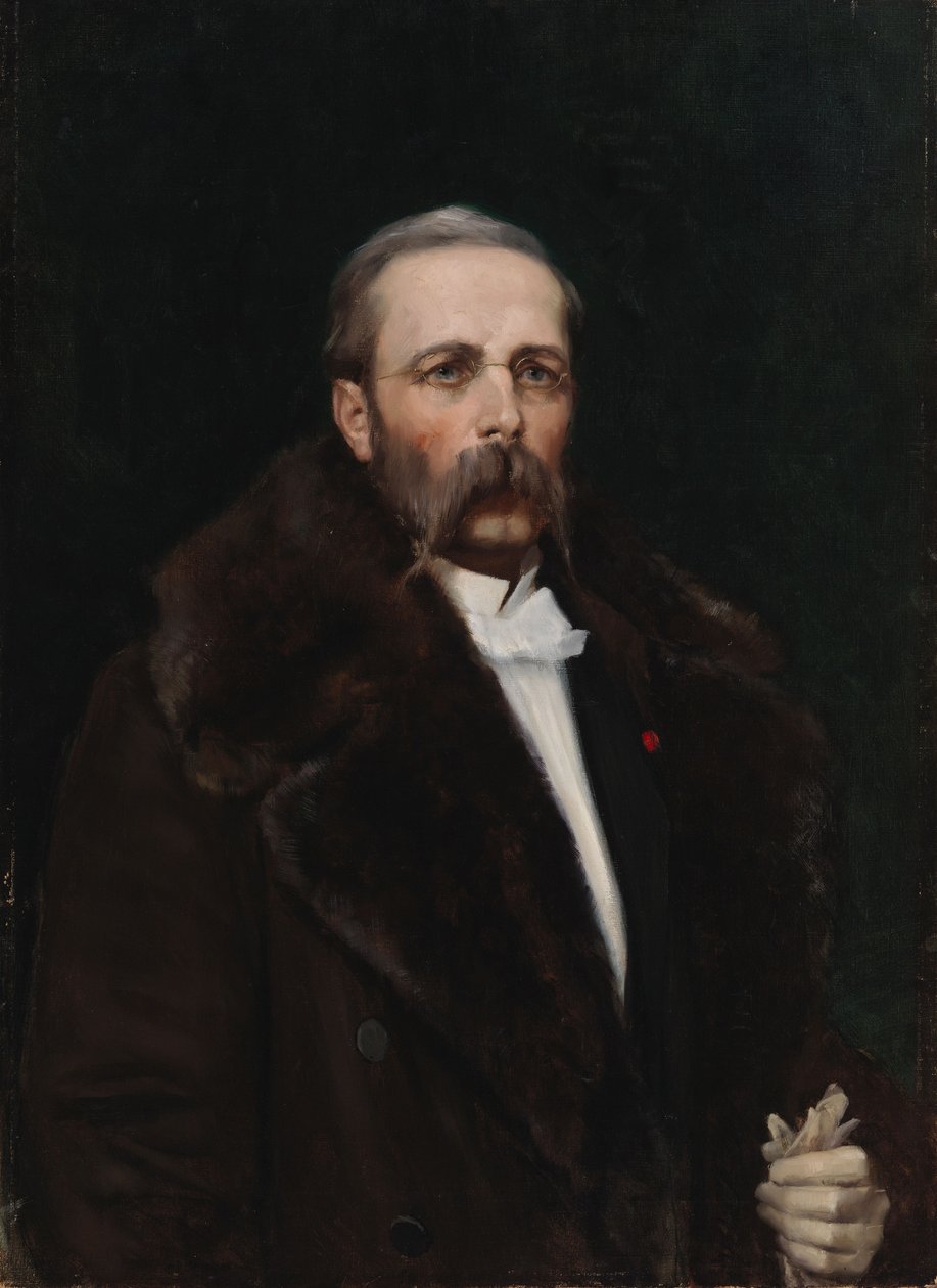 Portrett av kunstnerens far, generaldirektør Carl Albert Edelfelt av Albert Edelfelt