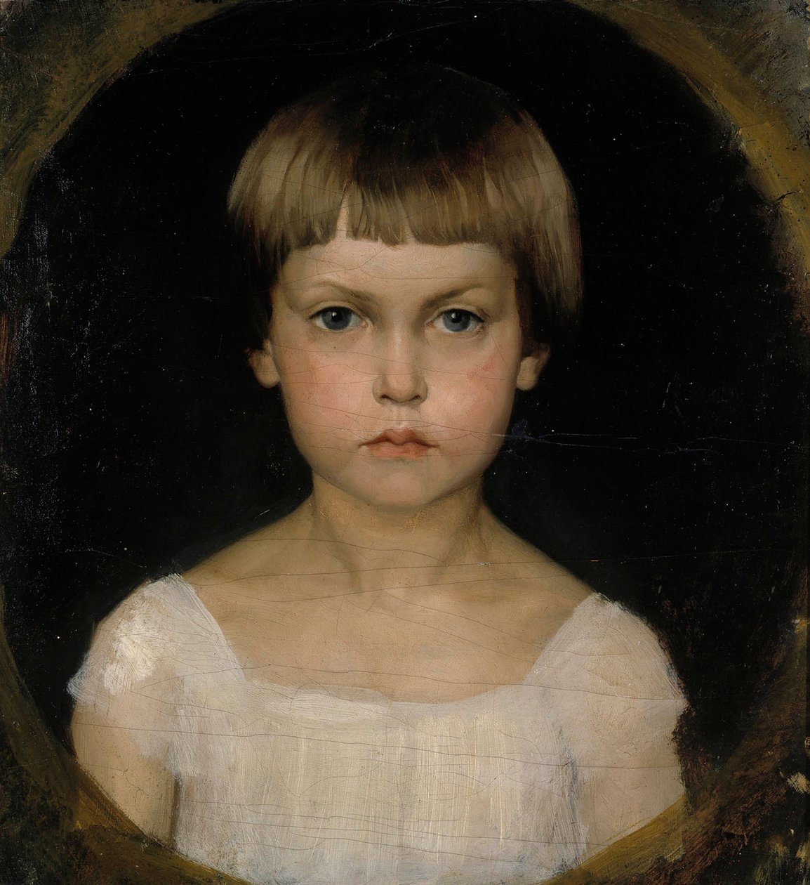 Portrett av kunstnerens søster Berta Edelfelt av Albert Edelfelt