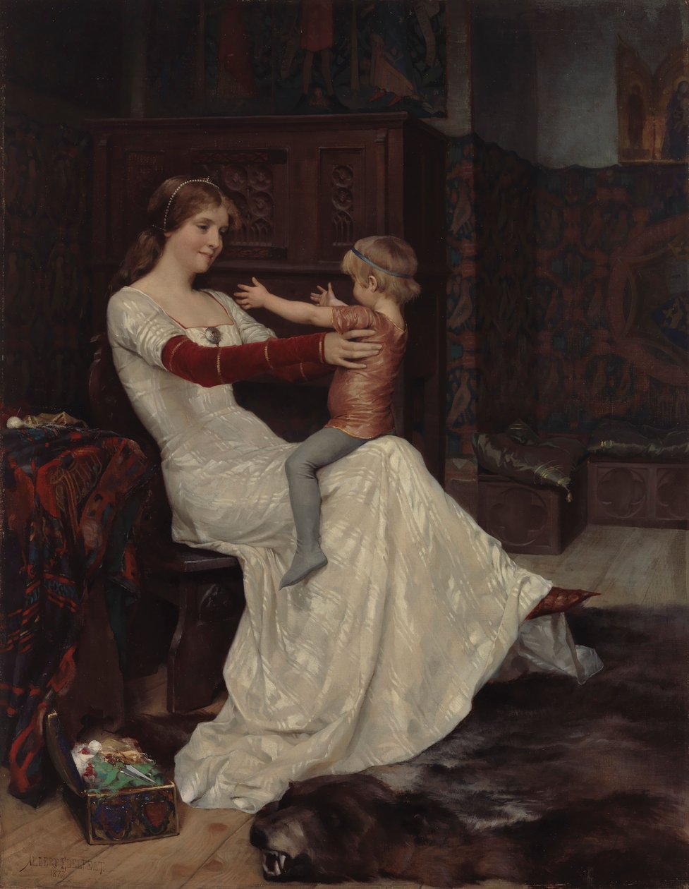 Dronning Bianca av Albert Edelfelt