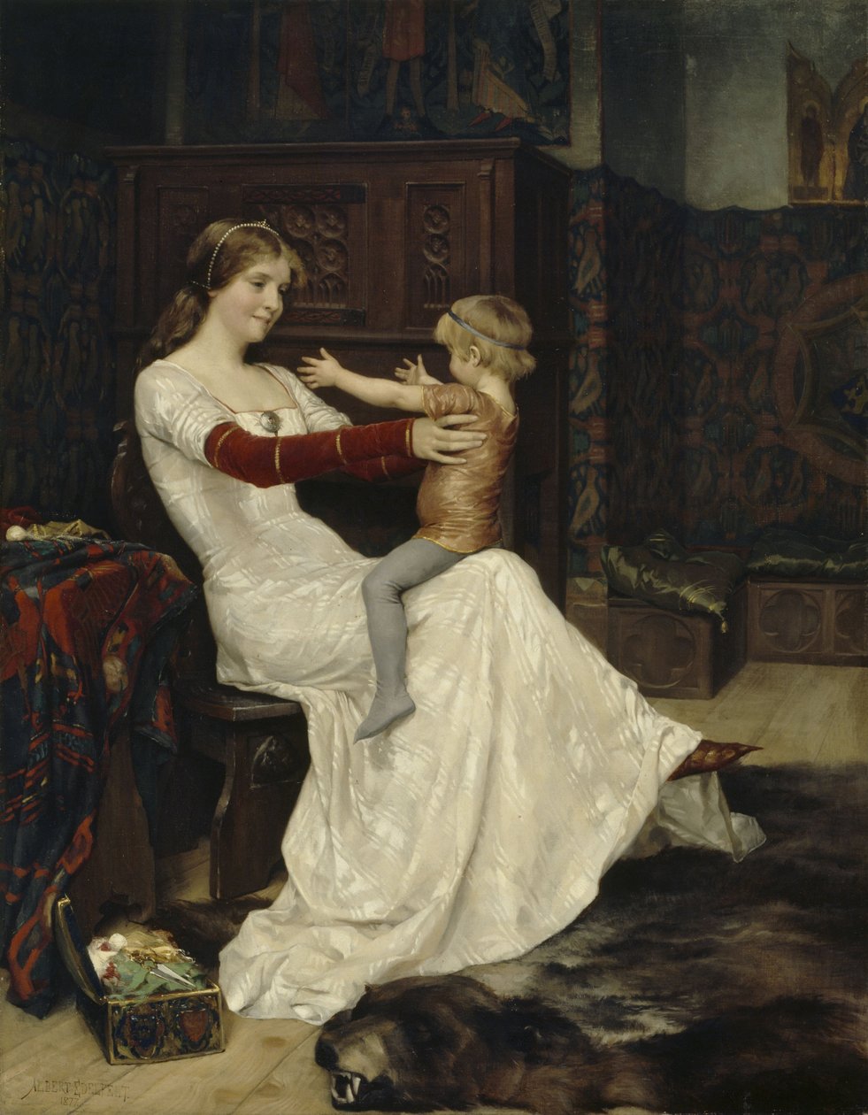 Dronning Bianca av Albert Gustaf Aristides Edelfelt