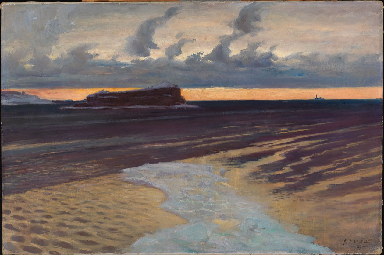 Särkkäøya, Helsingfors av Albert Edelfelt