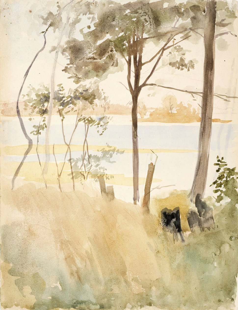 Havkyst ved Haikko om høsten av Albert Edelfelt