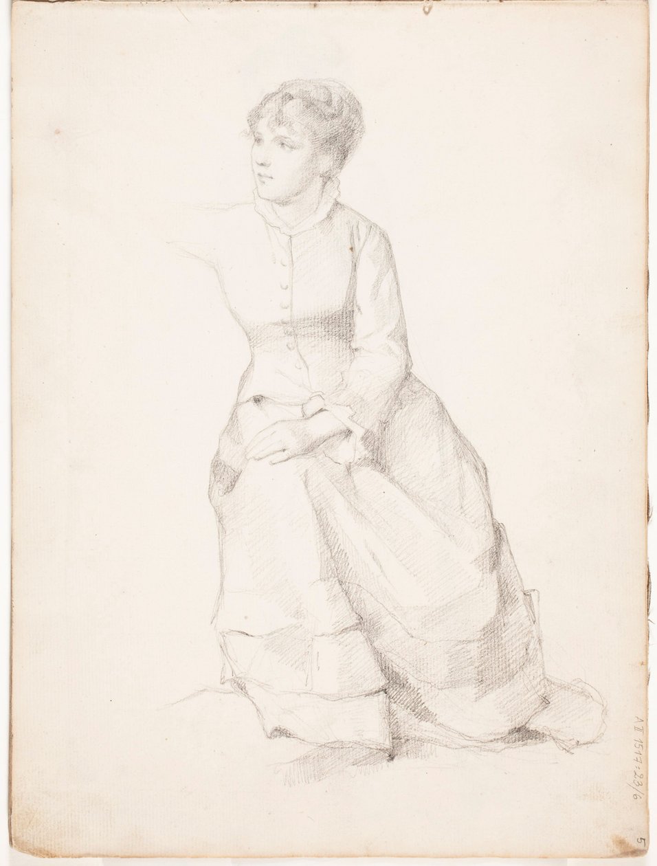Sittende kvinne av Albert Edelfelt