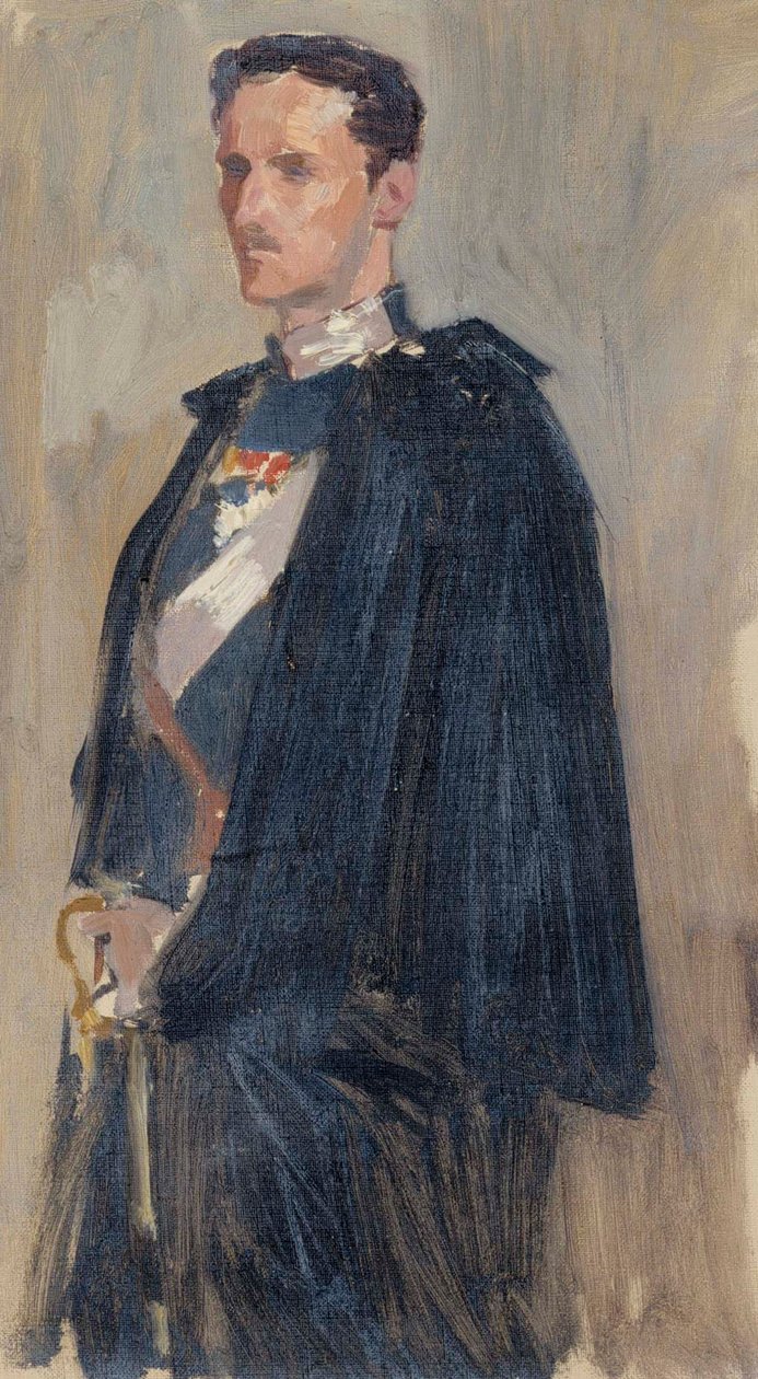 Skisse til portrettet av prins Carl av Albert Edelfelt
