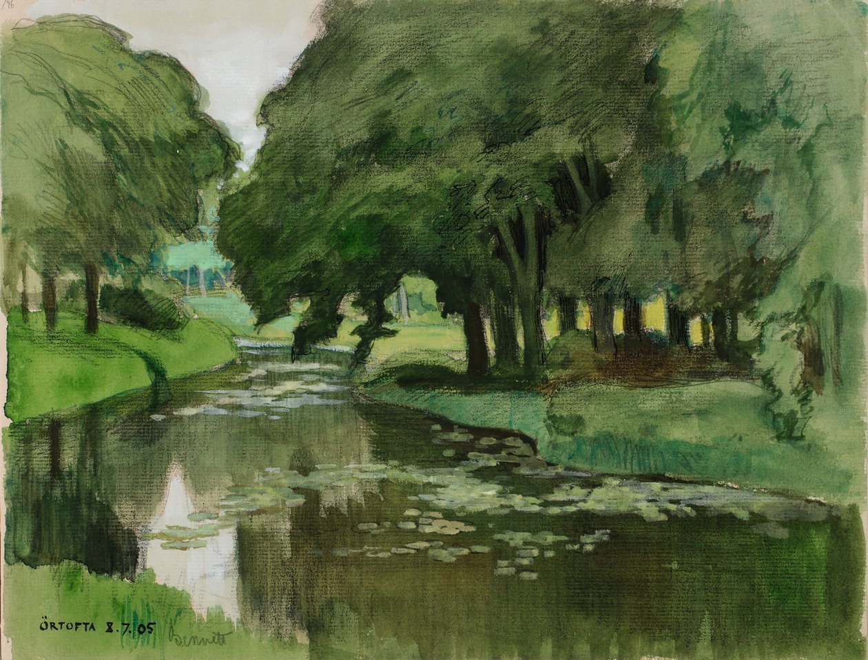 Skissebok av Albert Edelfelt