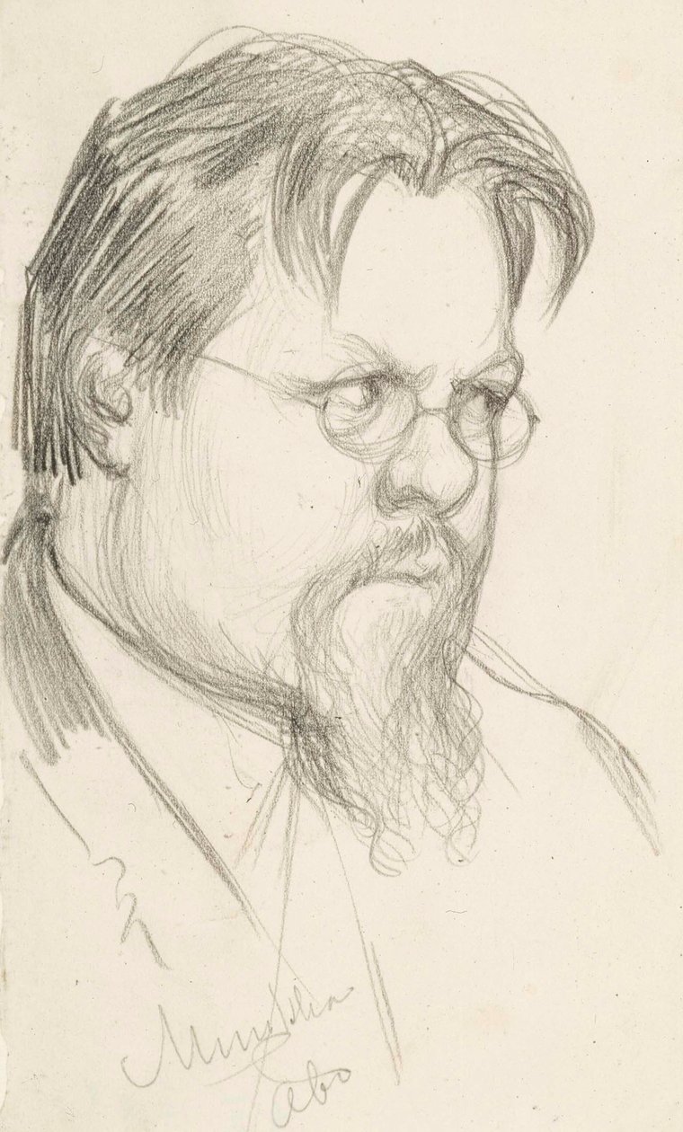 Kunstneren Elias Muukka av Albert Edelfelt