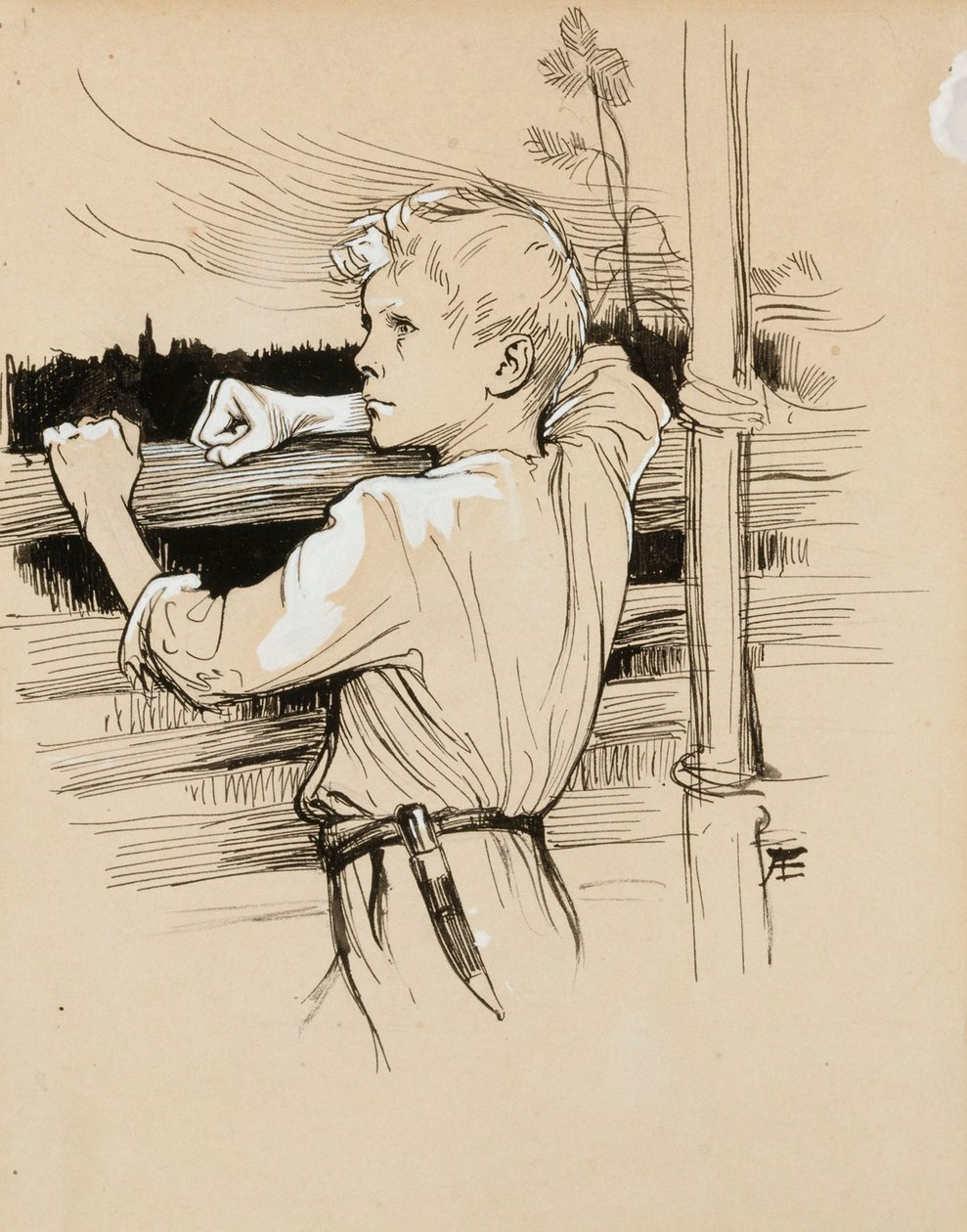 Soldatgutten av Albert Edelfelt