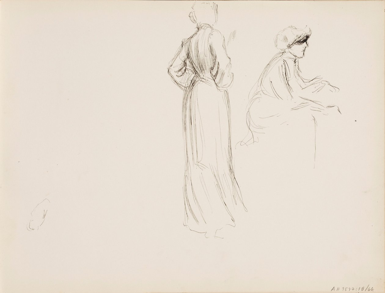 Personskisser av Albert Edelfelt