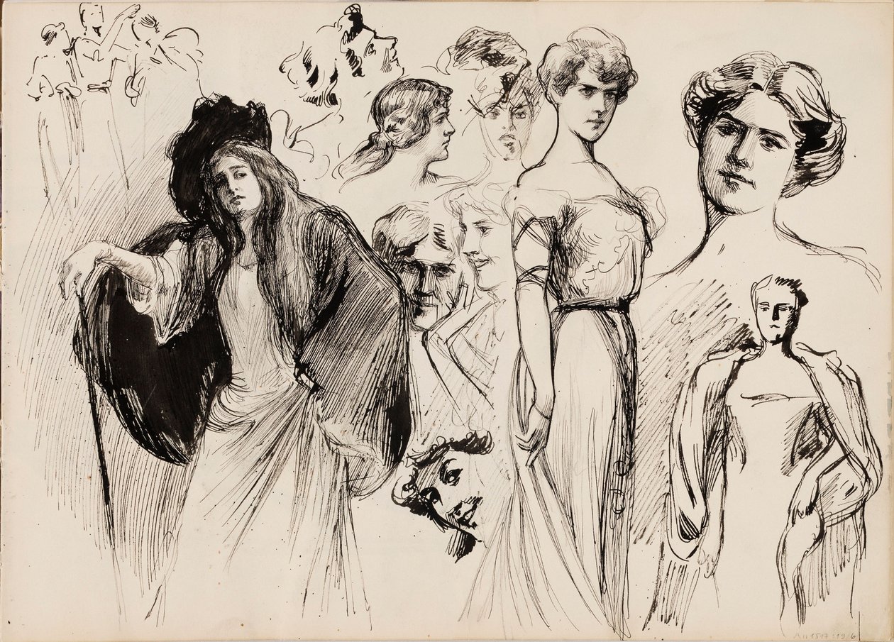 Jeg er en av dem. av Albert Edelfelt