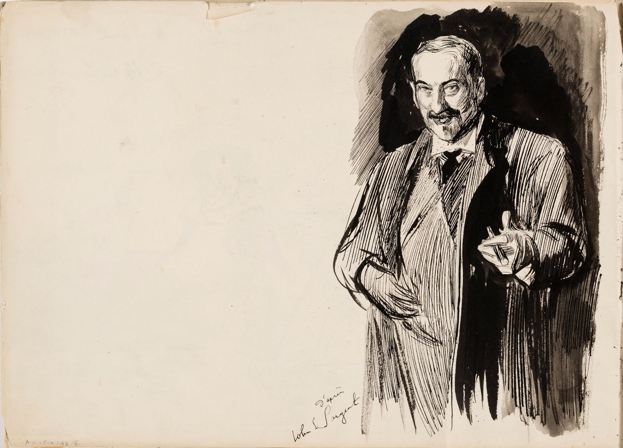 Asher Wertheimer etter John S. Sargent av Albert Edelfelt