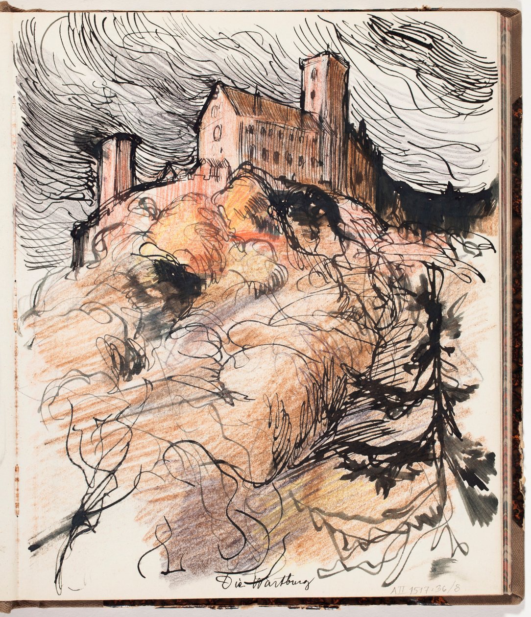 Wartburg slott av Albert Edelfelt