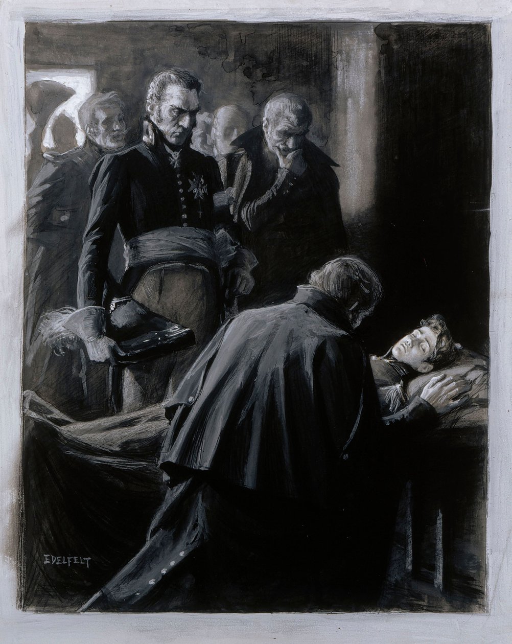 Wilhelm von Schwerin, illustrasjon til boken «Finland i det 19. århundre» av Albert Edelfelt