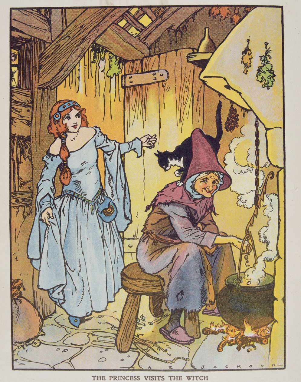 Prinsessen besøker heksen fra 