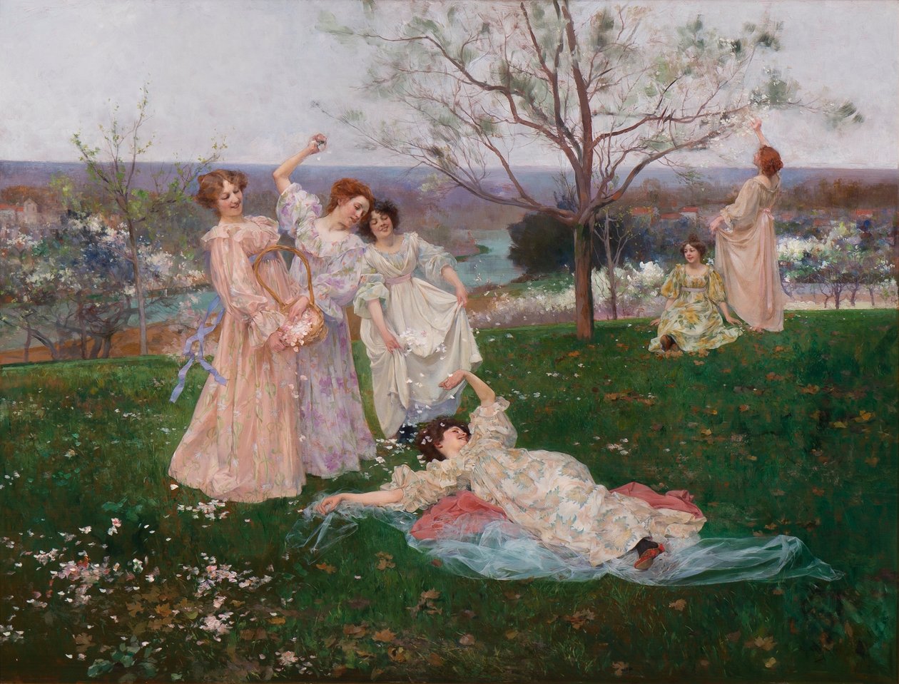 Vårblomster, ca. 1897 av Albert Emile Artigue