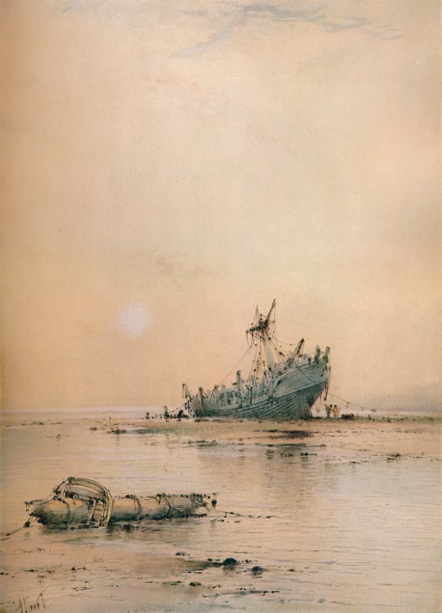 Lavvann ved Leigh, c1899 av Albert Ernest Markes