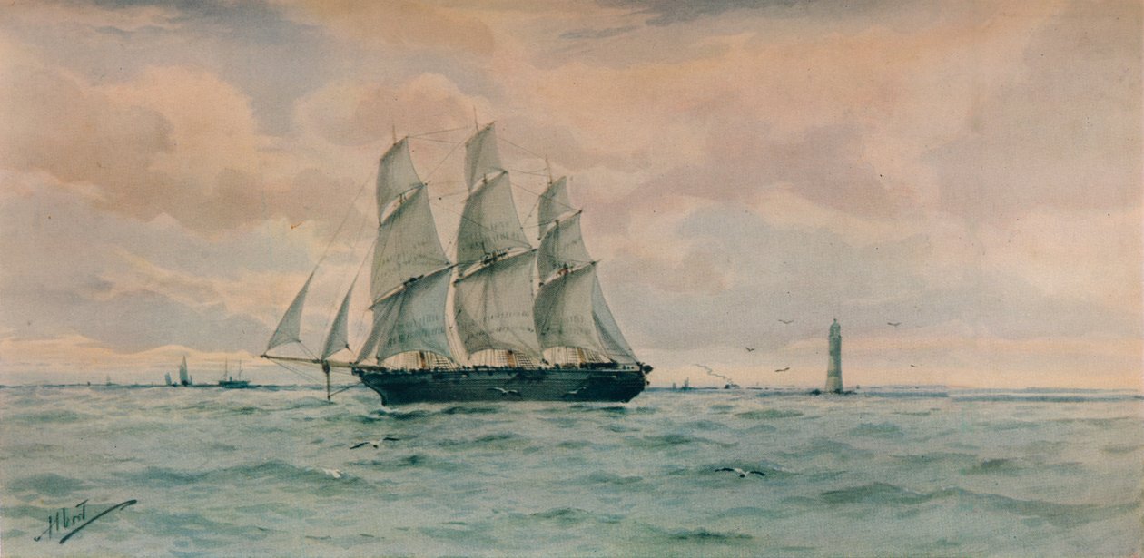 Seascape, c1895 av Albert Ernest Markes