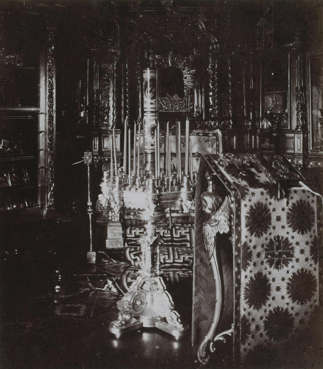 Huskapell ved hytta til Peter den store i Petersburg, 1872 av Albert Felisch