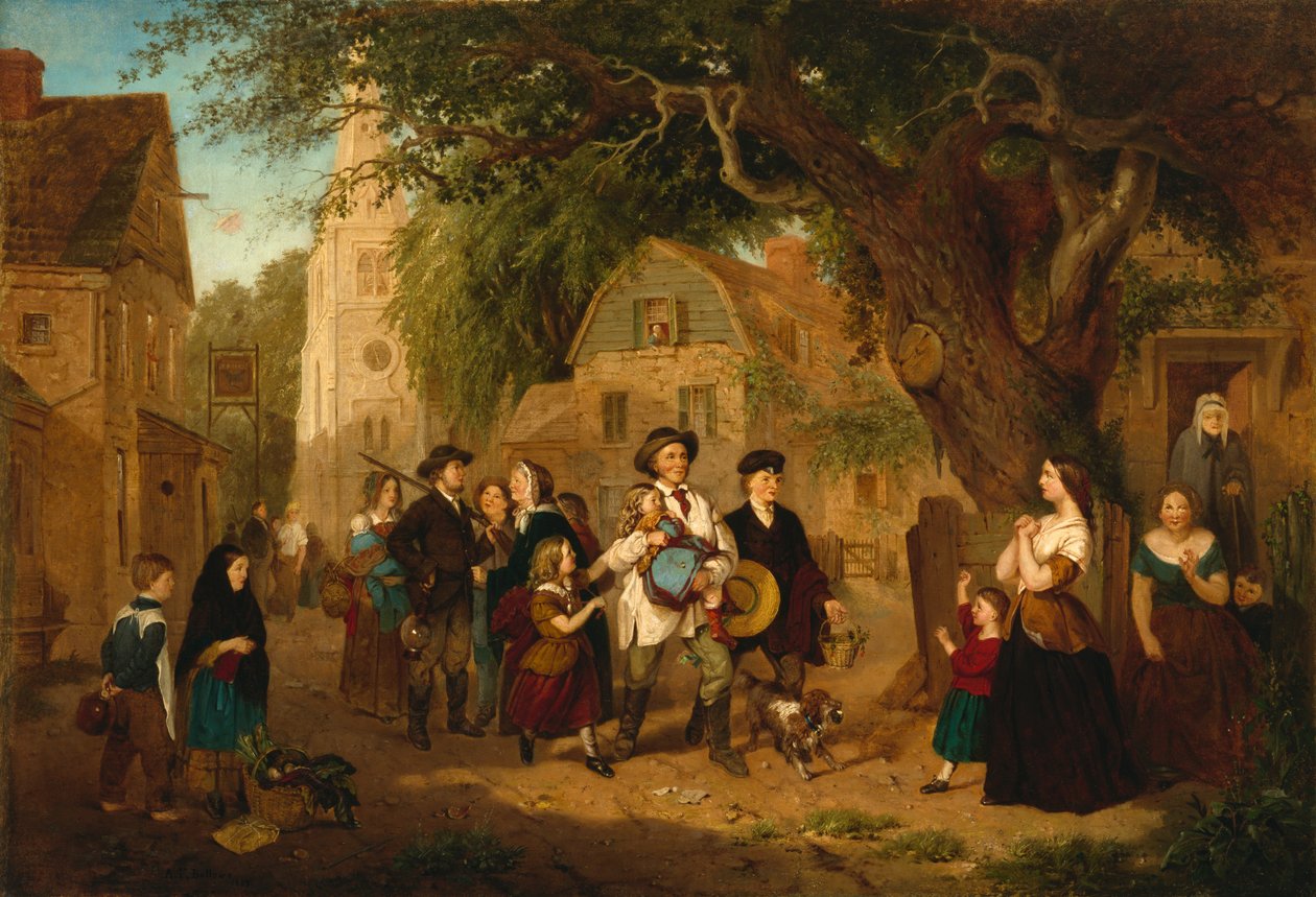 Det tapte barnet kom tilbake, 1857 av Albert Fitch Bellows