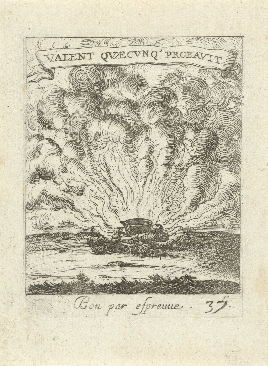 Pan på et bål Moralizing Love Emblems (serietittel) Devises et emblesmes d