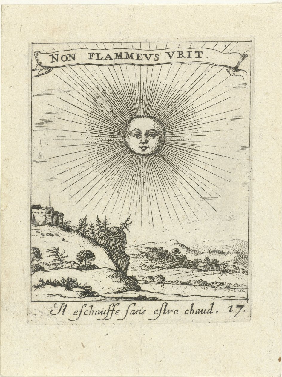 strålende sol Moralizing Love Emblems (serietittel) Devises et emblesmes d